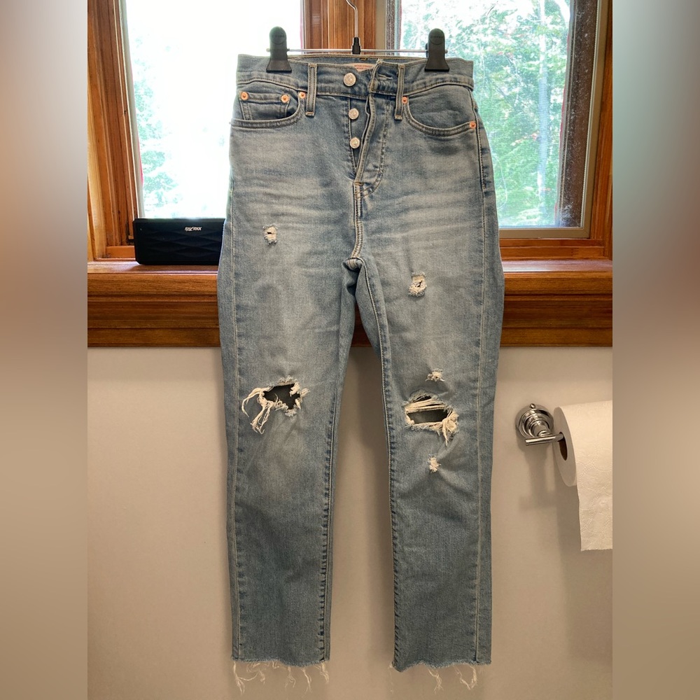Levi’s straight denim wedgie droit